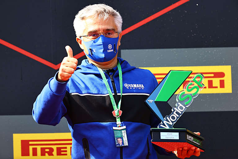 Yamaha-Rennchef Andrea Dosoli hatte 2021 viel zu jubeln