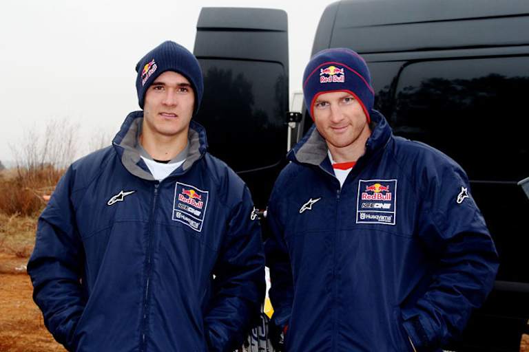 Das Husqvarna-Werksduo für 2014: Todd Waters und Tyla Rattray