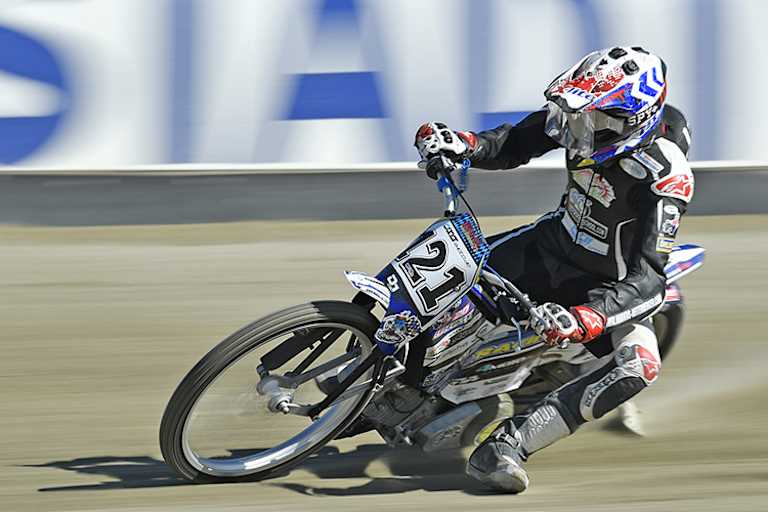 Mit der Solomaschine ist Reiterberger bereits schnell unterwegs