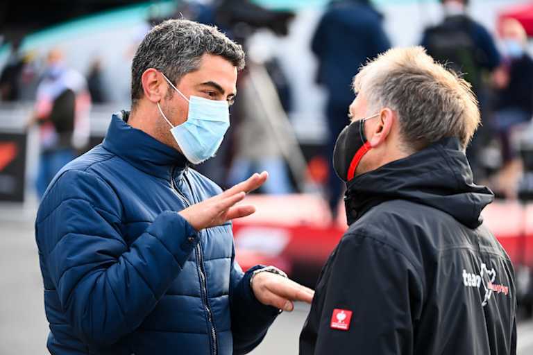 Formel-1-Rennleiter Michael Masi (links)