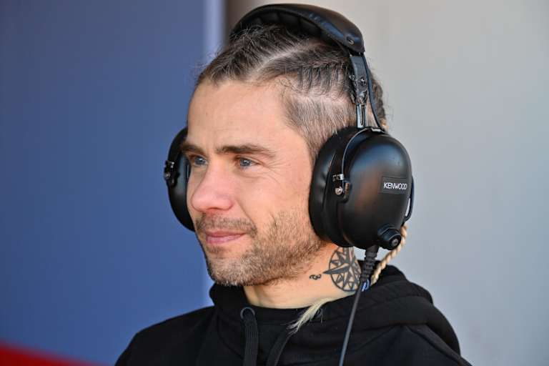 Superbike-WM-Leader Alvaro Bautista in der Boxengasse von Valencia