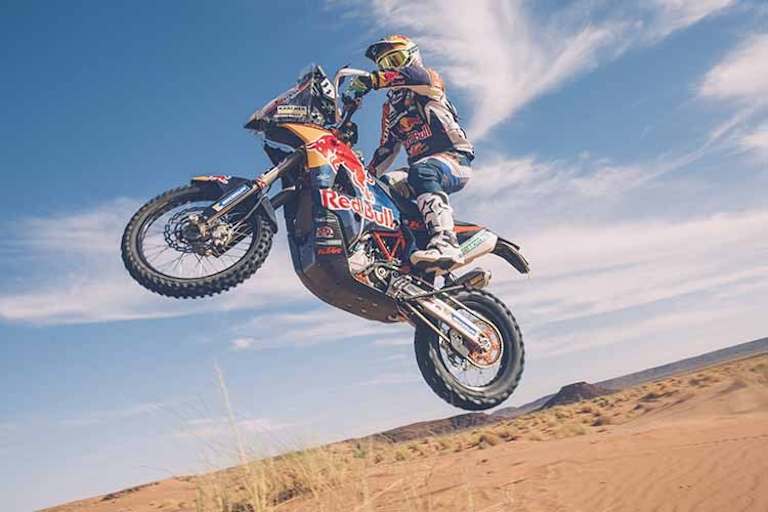 Der 30-jährige Salzburger Matthias Walkner auf seiner KTM