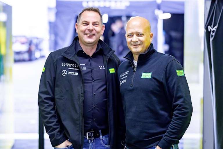  Tom Herzmann und Teamchef Klaus Landgraf (v.l.n.r.)