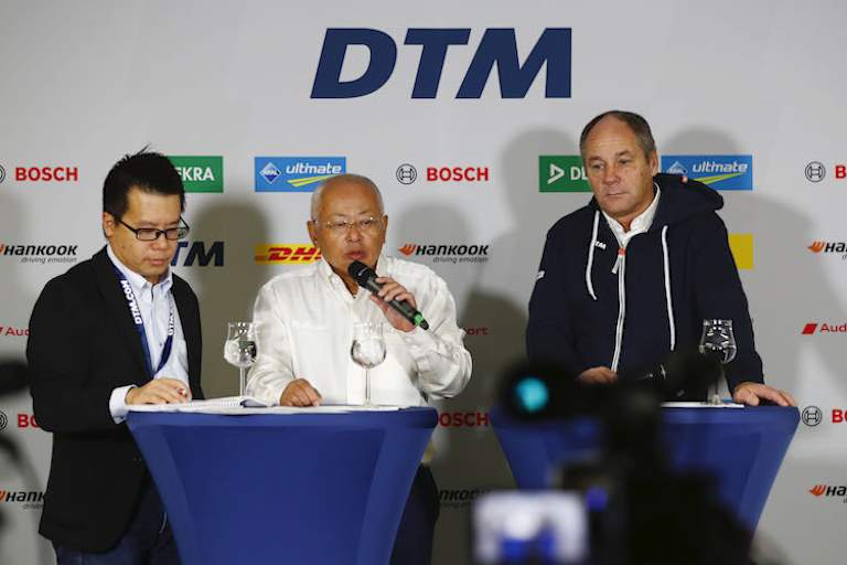 Gerhard Berger und Masaaki Bandoh