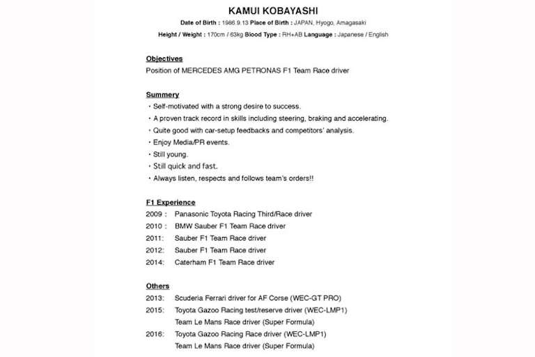 Eine von Kamui Kobayashis Qualitäten: Er befolgt alle Befehle des Teams