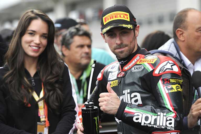 Eugene Laverty (re.) mit Freundin Pipa