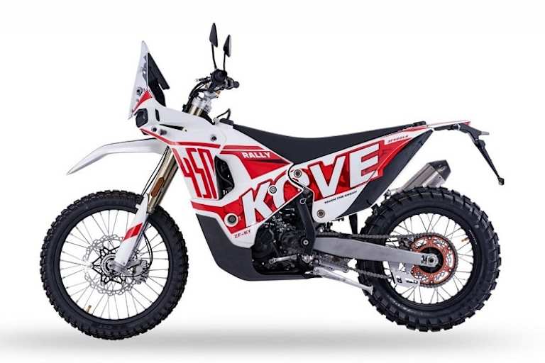 Strassenzugelassenes Rallyemotorrad, homologiert mit 42 PS - das wäre auch eine valable Basis für abenteuerliche Fernreisen