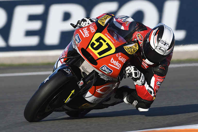 Edgar Pons steht in der Moto2-EM auf der Pole-Position