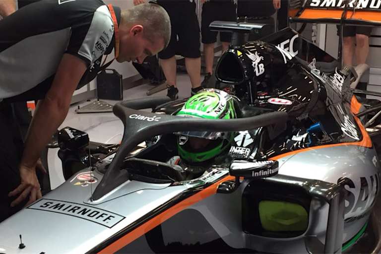 Nico Hülkenberg mit Halo