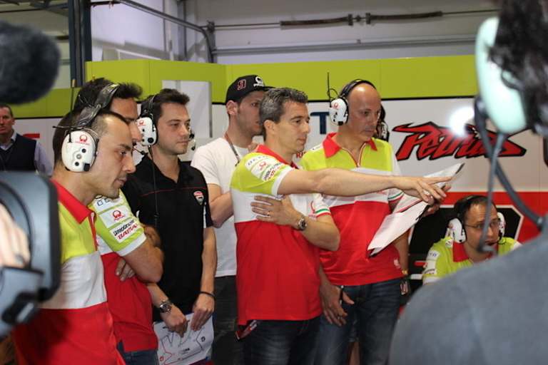 Francesco Guidotti mit dem Pramac-Team