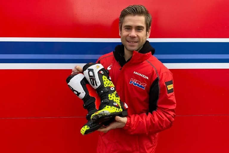 Alvaro Bautista spendierte seine Rennstiefel