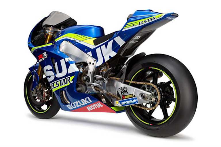 So wird die MotoGP-Suzuki für 2016 aussehen