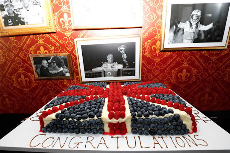 Leckerer Kuchen für Button