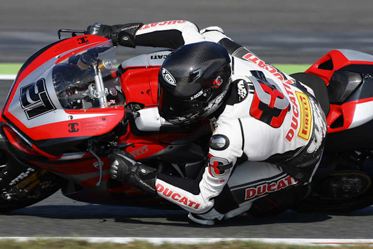 Max Neukirchner auf der 3C-Ducati