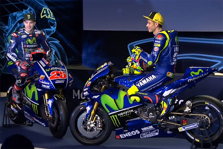 Maverick Viñales und Valentino Rossi