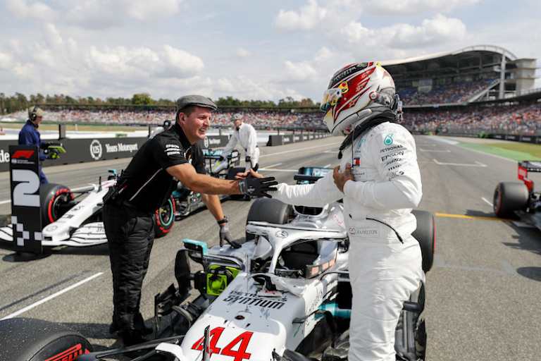 Lewis Hamilton eroberte die Pole-Position