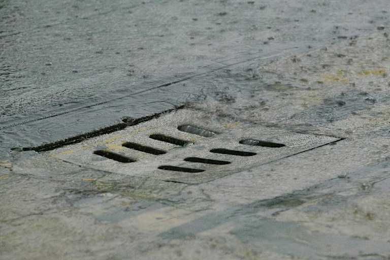 Aktuell regnet es heftig