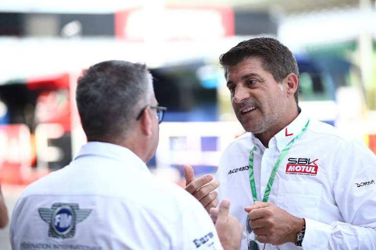 SBK Executive Director Gregorio Lavilla (re.)