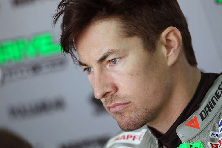 Zufrieden sieht anders aus: Nicky Hayden