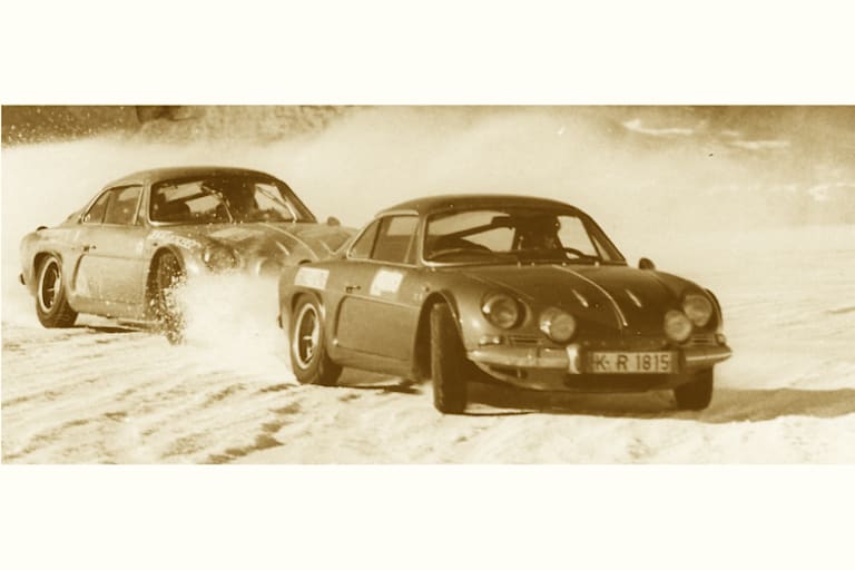 Foto-Session für die Monte-Vorschau: Die Synchron-Drifter Braun und Kern 