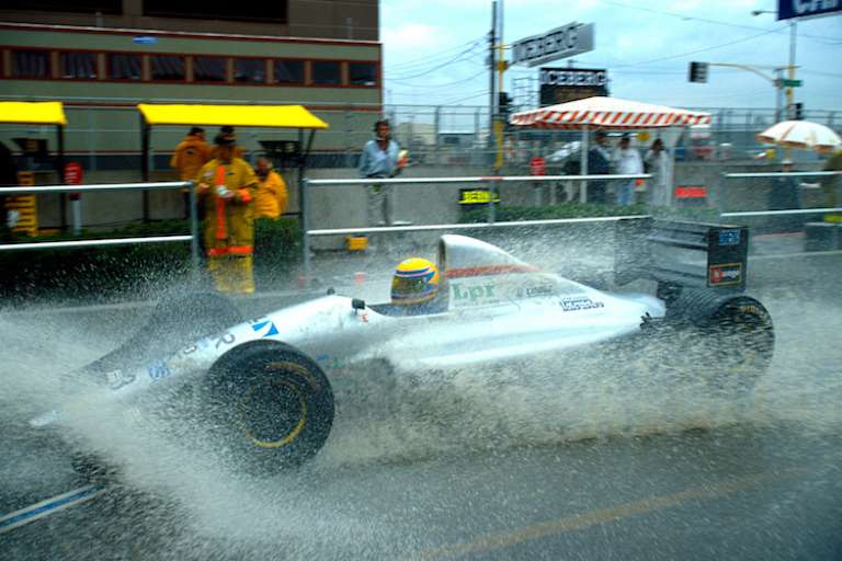 Roberto Moreno in Phoenix 1990