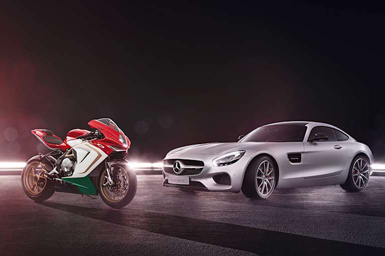 Mercedes hält 25 Prozent Anteile am italienischen Motorradhersteller