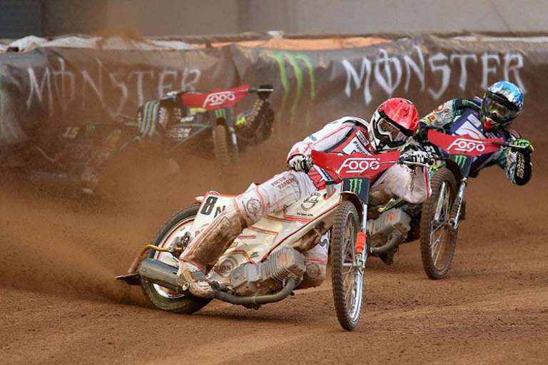 Im Speedway haben die Clubs die Staubentwicklung im Griff