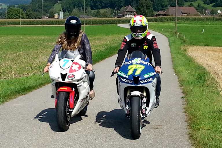 Dominique Aegerter unterstützt das Projekt