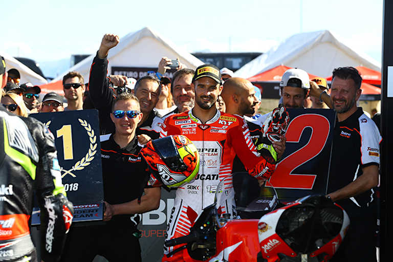 Stark: Der fünfte Podestplatz für Javier Fores und Barni Ducati 2018
