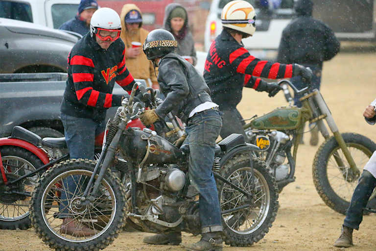 Die Harley-Stahlross-Fraktion darf natürlich auch nicht fehlen