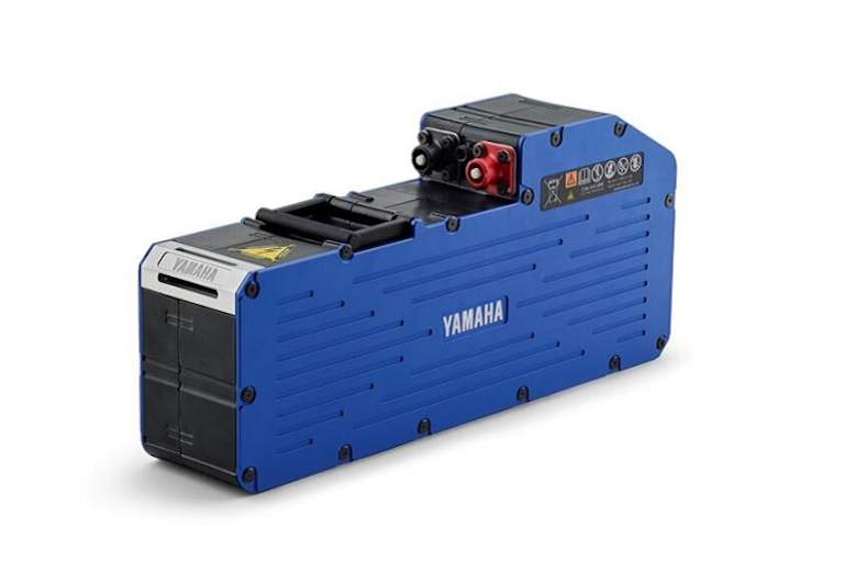 Akku der TY-E: Der Handgriff lässt ein Akku-Wechselsystem vermuten