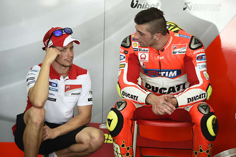 Casey Stoner und Andrea Iannone