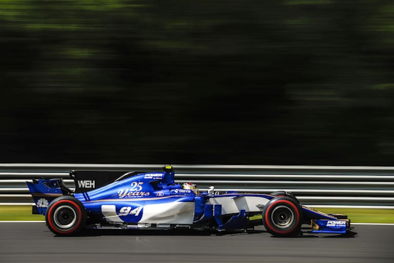 Pascal Wehrlein kurz vor dem Unfall