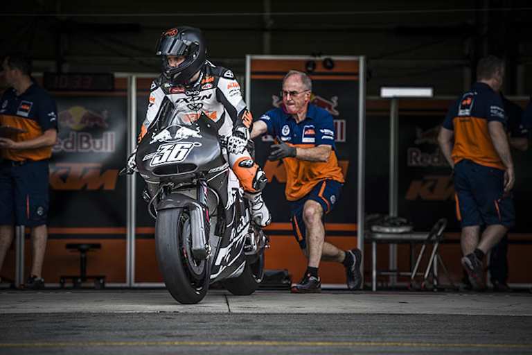 Mika Kallio ist ebenfalls als Testfahrer für KTM unterwegs
