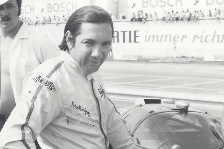 Das letzte Foto von Pedro Rodriguez unmittelbar vor dem Start zum Unglücksrennen