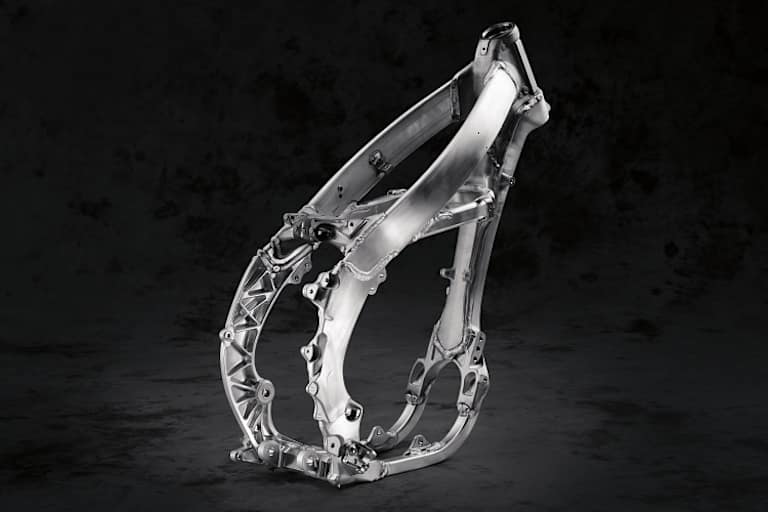 Der neue Doppelschleifenrahmen ist steifer