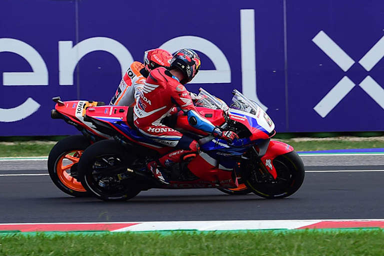 Auslaufrunde zum Q1: Marc Márquez bedankt sich bei Stefan Bradl