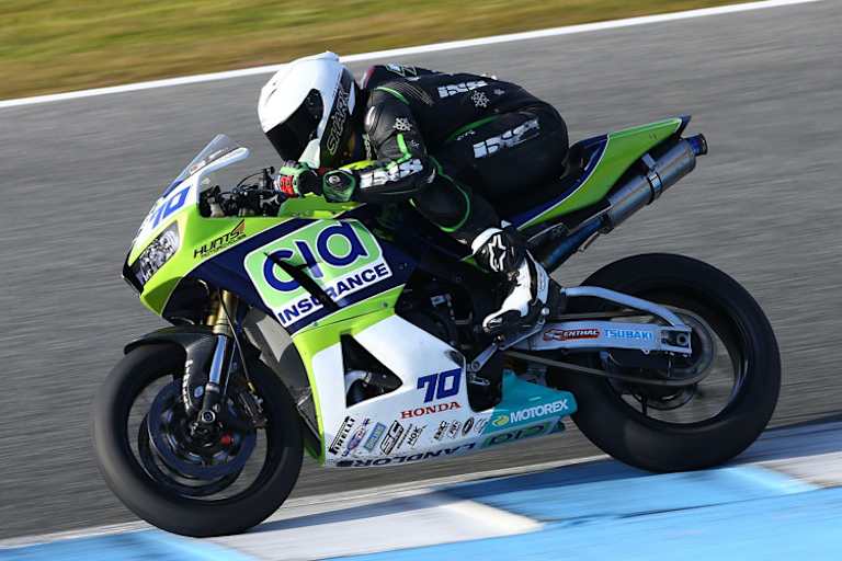 Jerez-Test: Robin Mulhauser auf der Honda CBR600RR