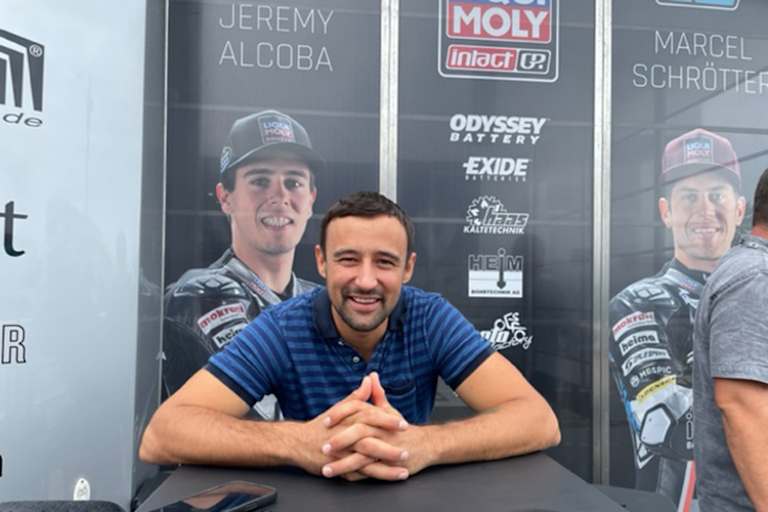 Randy Krummenacher fährt die MotoE-WM für das Dynavolt-Team