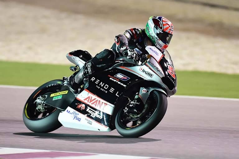 Nur Johann Zarco konnte auf seiner Kalex dagegenhalten