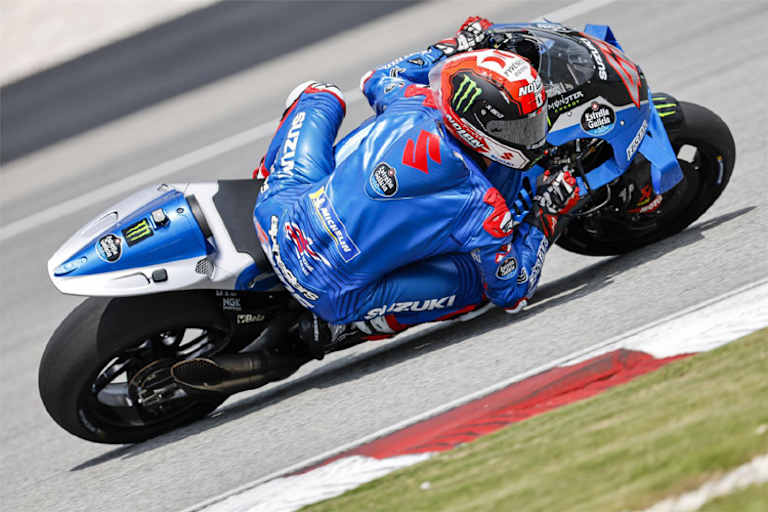 Alex Rins war mit 72 Runden der fleißigste MotoGP-Pilot am Samstag