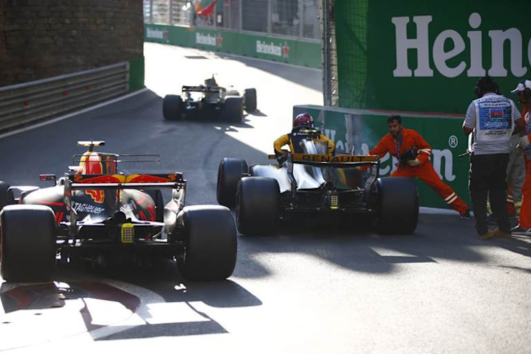 Am Nachmittag erwischte es auch Jolyon Palmer