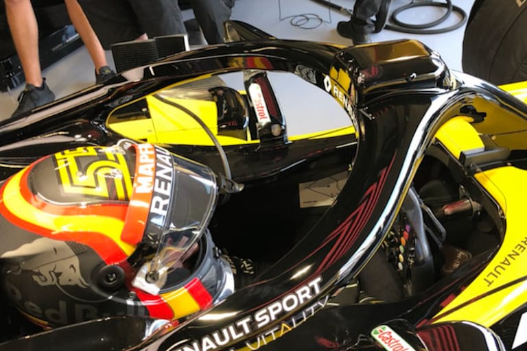 Das geheimnisvolle Kästchen am Halo bei Renault