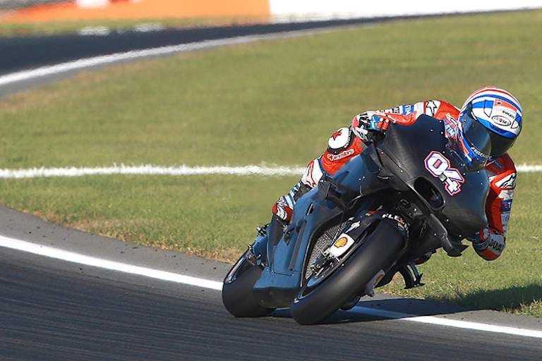 Andrea Dovizioso führte Vergleichstests mit der 2016er- und 2017er-Ducati durch