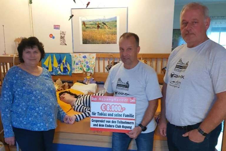 Der Erlös kommt Tobias und seiner Familie zu Gute