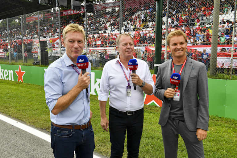 Nico Rosberg (rechts) 2019 in Monza