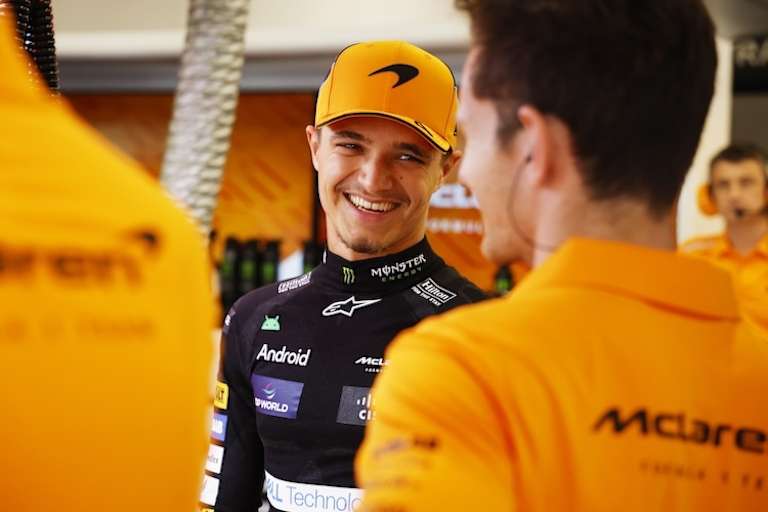 Lando Norris ist der erste Verfolger von WM-Leader Max Verstappen