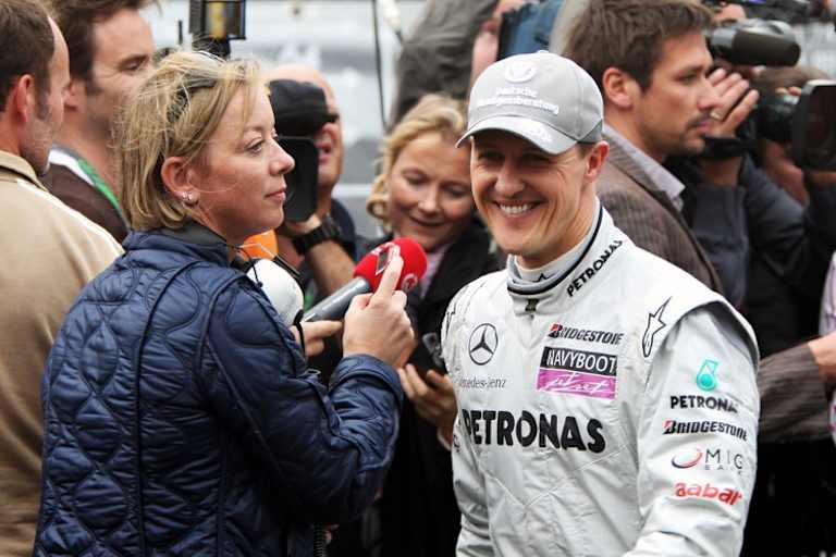 Sabine Kehm und Michael Schumacher