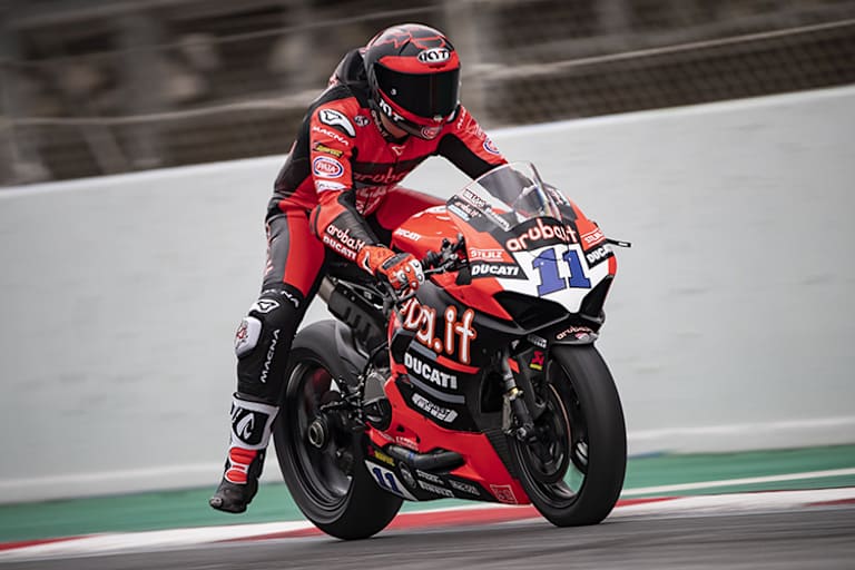 Nicolo Bulega auf der Aruba-Ducati