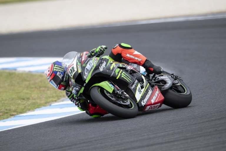 Leon Haslam hat die Umstellung auf das Kawasaki-Superbike geschafft